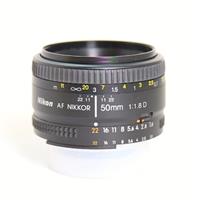 Used Nikon AF Nikkor 50mm f/1.8D Standard Prime Lens