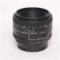 Used Nikon AF Nikkor 50mm f/1.8D Standard Prime Lens