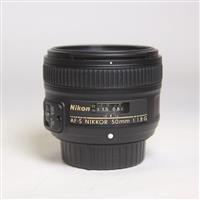 Used Nikon AF-S Nikkor 50mm f/1.8G Standard Prime Lens