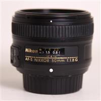 Used Nikon AF-S Nikkor 50mm f/1.8G Standard Prime Lens
