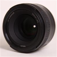 Used Nikon AF-S Nikkor 50mm f/1.8G Standard Prime Lens
