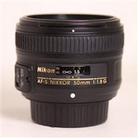 Used Nikon AF-S Nikkor 50mm f/1.8G Standard Prime Lens