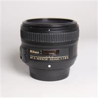 Used Nikon AF-S Nikkor 50mm f/1.8G Standard Prime Lens