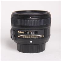 Used Nikon AF-S Nikkor 50mm f/1.8G Standard Prime Lens
