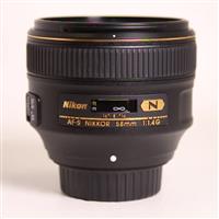Used Nikon AF-S Nikkor 58mm f/1.4G Standard Prime Lens