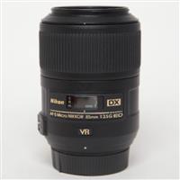 Used Nikon AF-S DX Micro Nikkor 85mm f/3.5G ED VR Macro Lens
