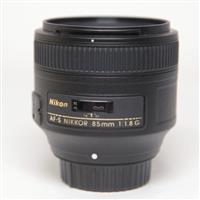 Used Nikon AF-S Nikkor 85mm f/1.8G Telephoto Prime Lens