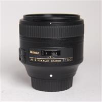 Used Nikon AF-S Nikkor 85mm f/1.8G Telephoto Prime Lens
