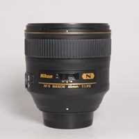 Used Nikon AF-S Nikkor 85mm f/1.4G Telephoto Prime Lens