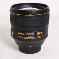 Used Nikon AF-S Nikkor 85mm f/1.4G Telephoto Prime Lens