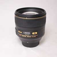 Used Nikon AF-S Nikkor 85mm f/1.4G Telephoto Prime Lens