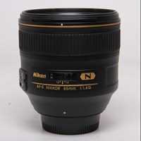 Used Nikon AF-S Nikkor 85mm f/1.4G Telephoto Prime Lens