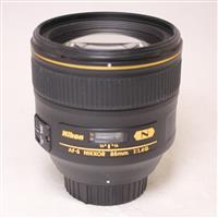 Used Nikon AF-S Nikkor 85mm f/1.4G Telephoto Prime Lens