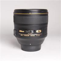 Used Nikon AF-S Nikkor 85mm f/1.4G Telephoto Prime Lens