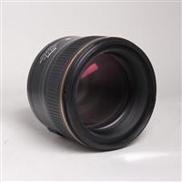 Used Nikon AF-S Nikkor 85mm f/1.4G Telephoto Prime Lens