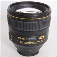 Used Nikon AF-S Nikkor 85mm f/1.4G Telephoto Prime Lens