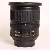 Used Nikon AF-S DX Nikkor 10-24mm f/3.5-4.5G ED Ultra Wide Angle Zoom Lens