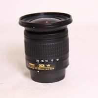 Used Nikon AF-P DX Nikkor 10-20mm f/4.5-5.6G VR Ultra Wide Angle Zoom Lens