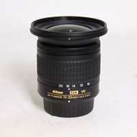 Used Nikon AF-P DX Nikkor 10-20mm f/4.5-5.6G VR Ultra Wide Angle Zoom Lens