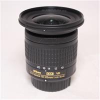 Used Nikon AF-P DX Nikkor 10-20mm f/4.5-5.6G VR Ultra Wide Angle Zoom Lens