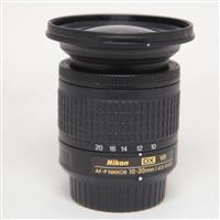 Used Nikon AF-P DX Nikkor 10-20mm f/4.5-5.6G VR Ultra Wide Angle Zoom Lens