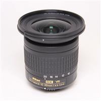Used Nikon AF-P DX Nikkor 10-20mm f/4.5-5.6G VR Ultra Wide Angle Zoom Lens