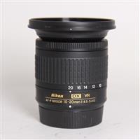Used Nikon AF-P DX Nikkor 10-20mm f/4.5-5.6G VR Ultra Wide Angle Zoom Lens