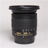Used Nikon AF-P DX Nikkor 10-20mm f/4.5-5.6G VR Ultra Wide Angle Zoom Lens