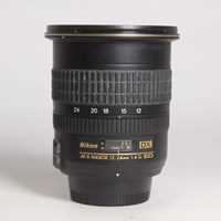 Used Nikon AF-S 12-24mm lens f/4G DX IF-ED