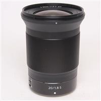 Used Nikon Z 20mm f/1.8 S Ultra Wide Angle Prime Lens