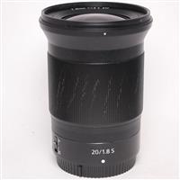 Used Nikon Z 20mm f/1.8 S Ultra Wide Angle Prime Lens