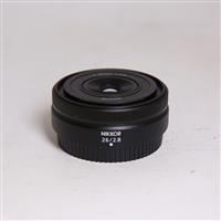 Used Nikon Z 26mm f/2.8 Z Mount Lens