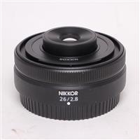 Used Nikon Z 26mm f/2.8 Z Mount Lens