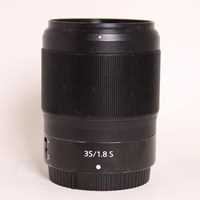 Used Nikon 35mm f/1.8 S Z mount lens