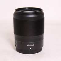 Used Nikon 35mm f/1.8 S Z mount lens