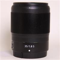 Used Nikon 35mm f/1.8 S Z mount lens