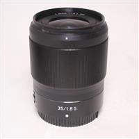 Used Nikon 35mm f/1.8 S Z mount lens