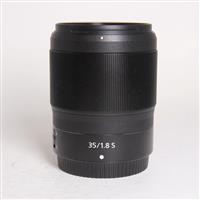 Used Nikon 35mm f/1.8 S Z mount lens