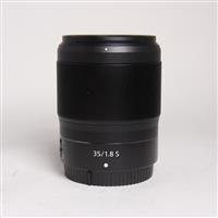 Used Nikon 35mm f/1.8 S Z mount lens