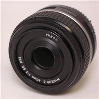 Used Nikon Z 40mm f/2 SE Z-Mount Lens