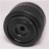 Used Nikon Z 40mm f/2 Lens