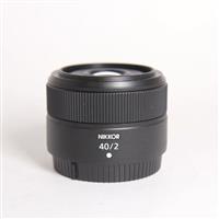 Used Nikon Z 40mm f/2 Lens