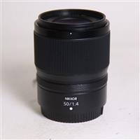 Used Nikon Z 50mm f/1.4 Z Mount Lens