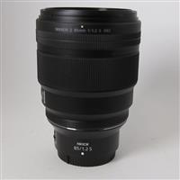 Used Nikon Z 85mm f/1.2 S Z Mount Lens