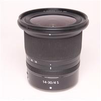 Used Nikon Z 14-30mm f/4 S Wide Angle Zoom Lens For Z Mount