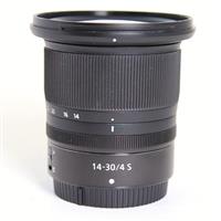 Used Nikon Z 14-30mm f/4 S Wide Angle Zoom Lens For Z Mount