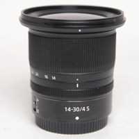 Used Nikon Z 14-30mm f/4 S Wide Angle Zoom Lens For Z Mount
