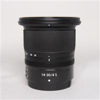 Used Nikon Z 14-30mm f/4 S Wide Angle Zoom Lens For Z Mount