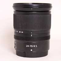 Used Nikon Z 24-70mm f/4 S Z mount lens