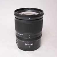 Used Nikon Z 24-70mm f/4 S Z mount lens